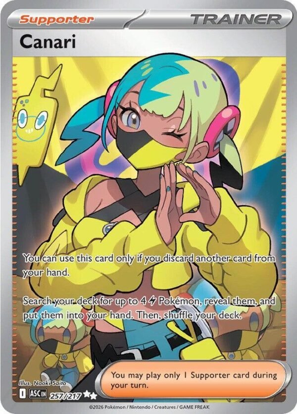 Canari 257/217 Holofoil ME: Ascended Heroes Canari 257/217 Holofoil ME: Ascended Heroes