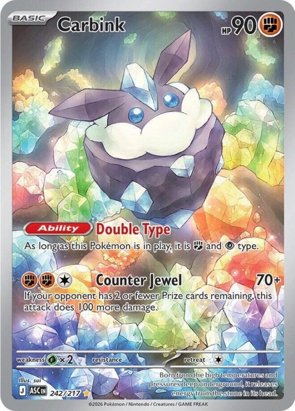 Carbink 242/217 Holofoil ME: Ascended Heroes Carbink 242/217 Holofoil ME: Ascended Heroes