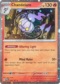 Chandelure | 38/167 (Cosmos Holo) | 038/167 | Holofoil | Miscellaneous Cards & Products