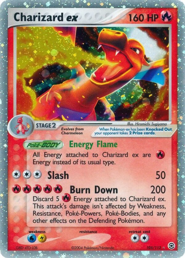 Charizard ex 105/112 Holofoil FireRed & LeafGreen Charizard ex 105/112 Holofoil FireRed & LeafGreen
