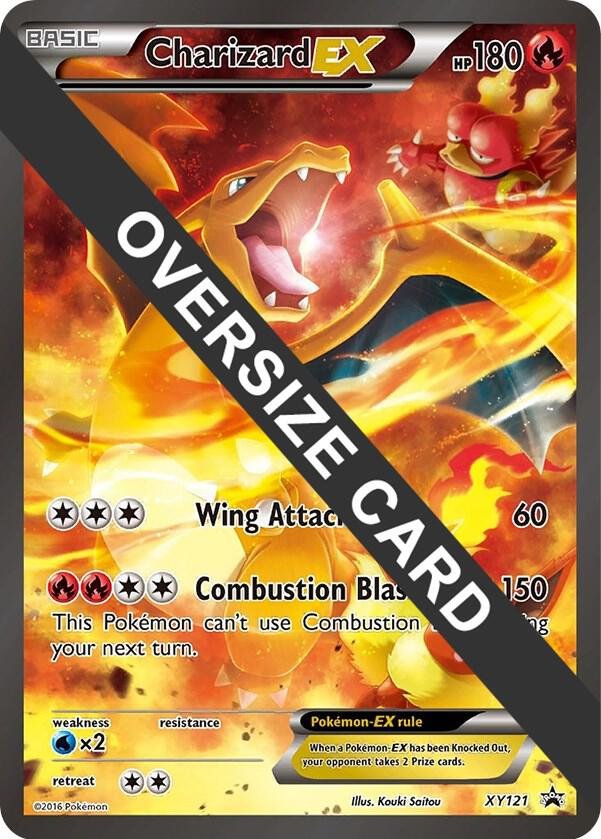 Charizard EX XY121 (XY Black Star Promos) Holofoil Jumbo Cards