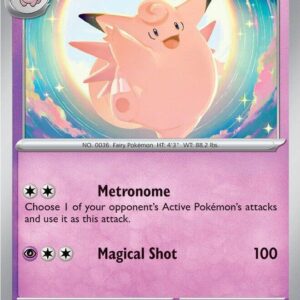 Clefable 075/217 Normal ME: Ascended Heroes Clefable 075/217 Normal ME: Ascended Heroes
