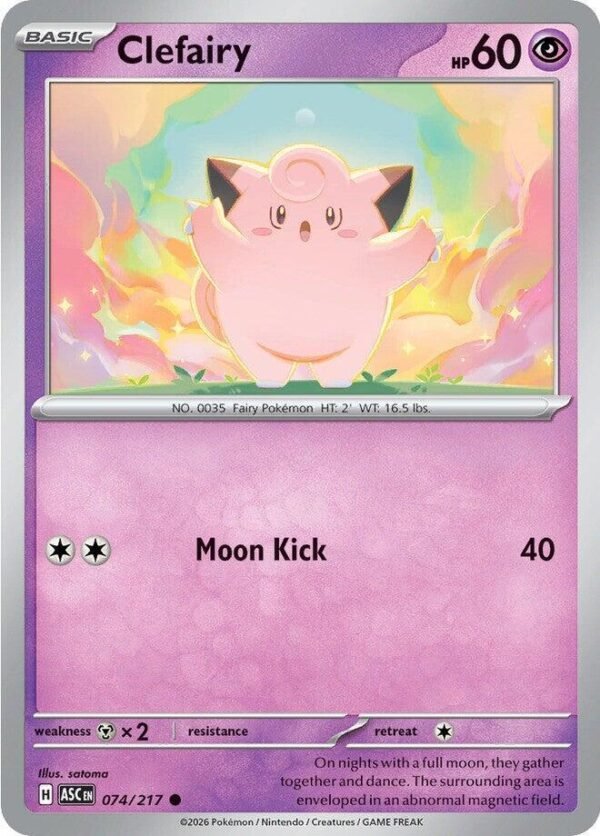 Clefairy 074/217 Normal ME: Ascended Heroes