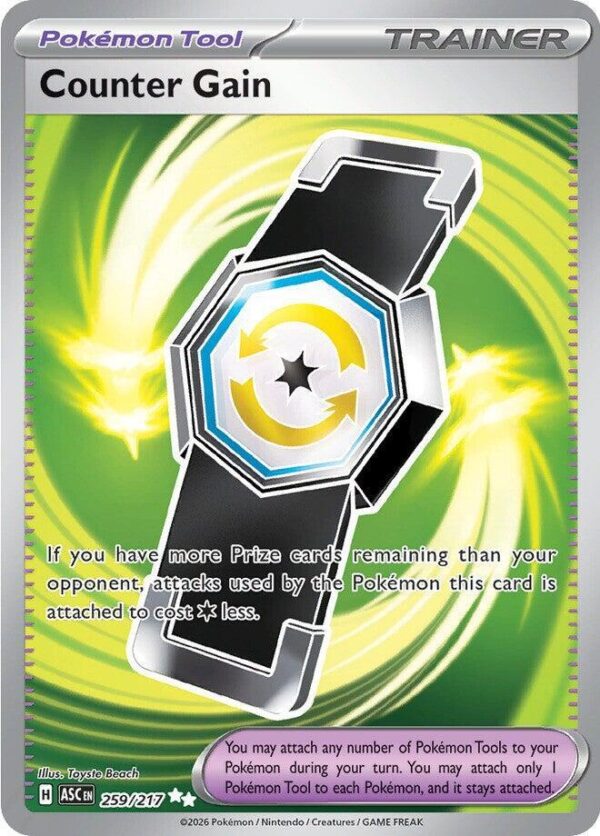 Counter Gain 259/217 Holofoil ME: Ascended Heroes Counter Gain 259/217 Holofoil ME: Ascended Heroes