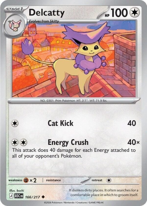 Delcatty 166/217 Normal ME: Ascended Heroes