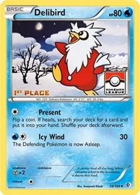 Delibird | 38/149 (Pokemon League) [1st Place] | 038/149 | Reverse Holofoil | League & Championship Cards