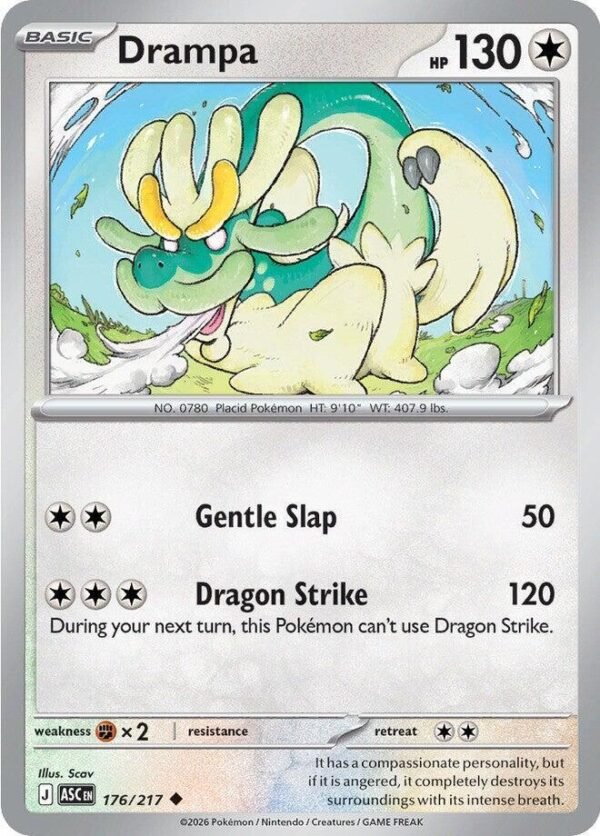 Drampa 176/217 Normal ME: Ascended Heroes
