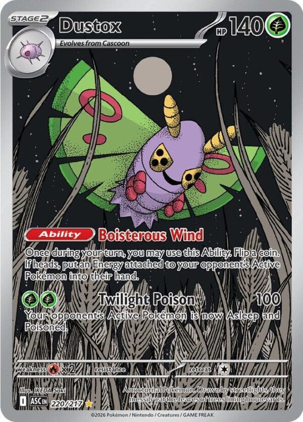 Dustox 220/217 Holofoil ME: Ascended Heroes