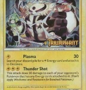 Electivire 20/102 (Prerelease) [Staff] Holofoil HGSS Promos