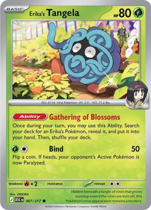 Erika’s Tangela 007/217 Normal ME: Ascended Heroes