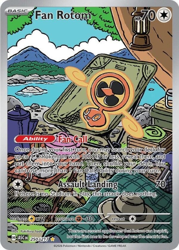 Fan Rotom 250/217 Holofoil ME: Ascended Heroes
