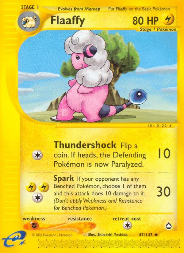 Flaaffy 047/147 Reverse Holofoil Aquapolis Flaaffy 047/147 Reverse Holofoil Aquapolis