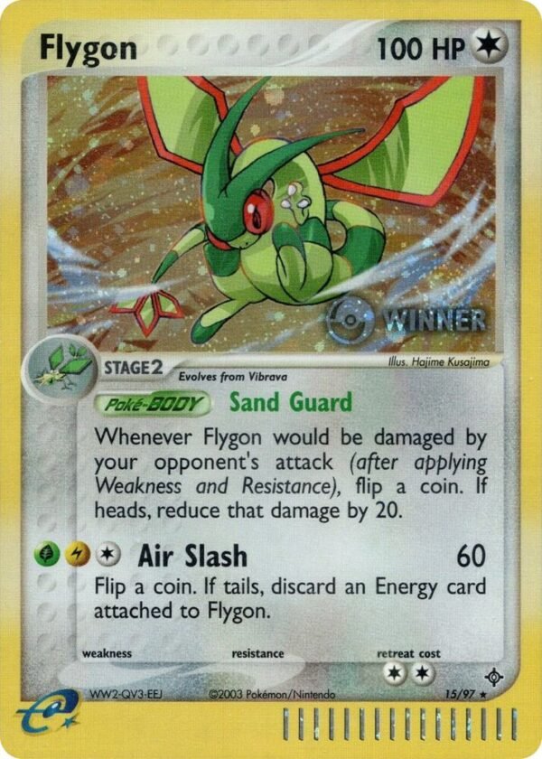 Flygon 15/97 (Pokemon League) [Winner] 015/097 Holofoil League & Championship Cards