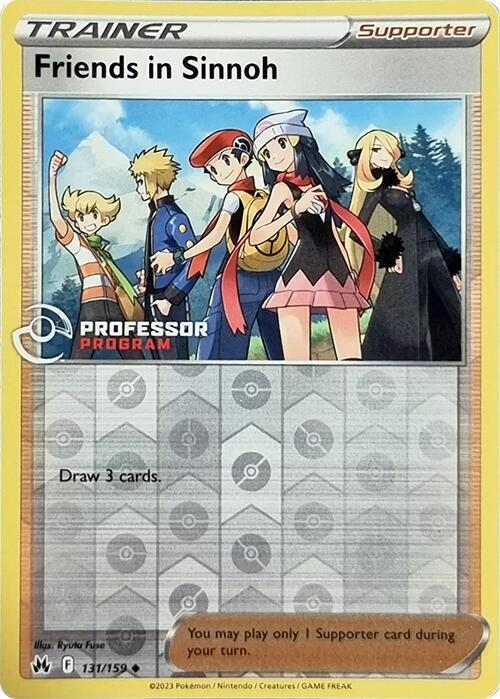 Friends in Sinnoh 131/159 (2023) Reverse Holofoil Professor Program Promos