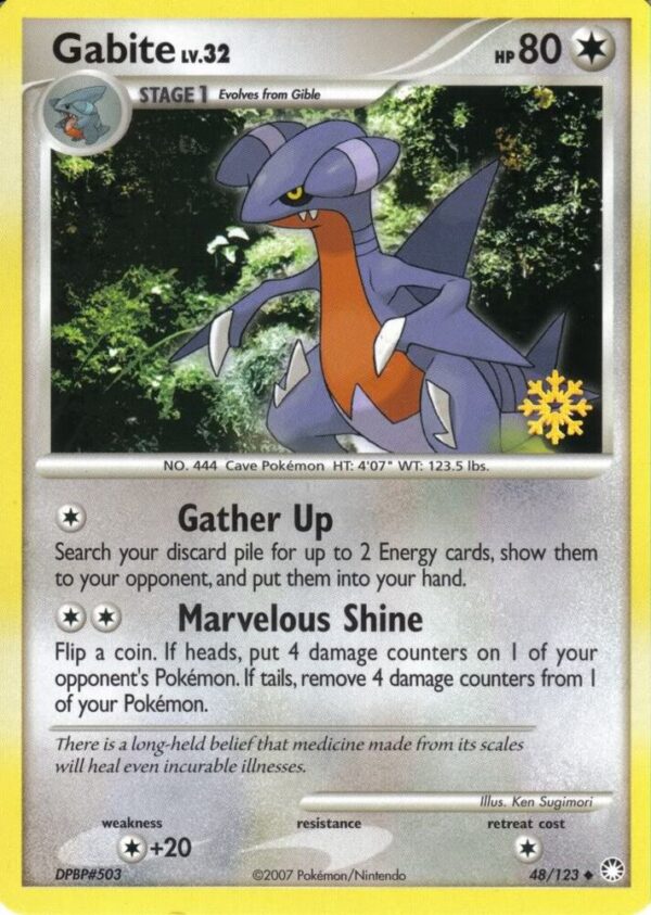 Gabite 48/123 048/123 Normal Countdown Calendar Promos