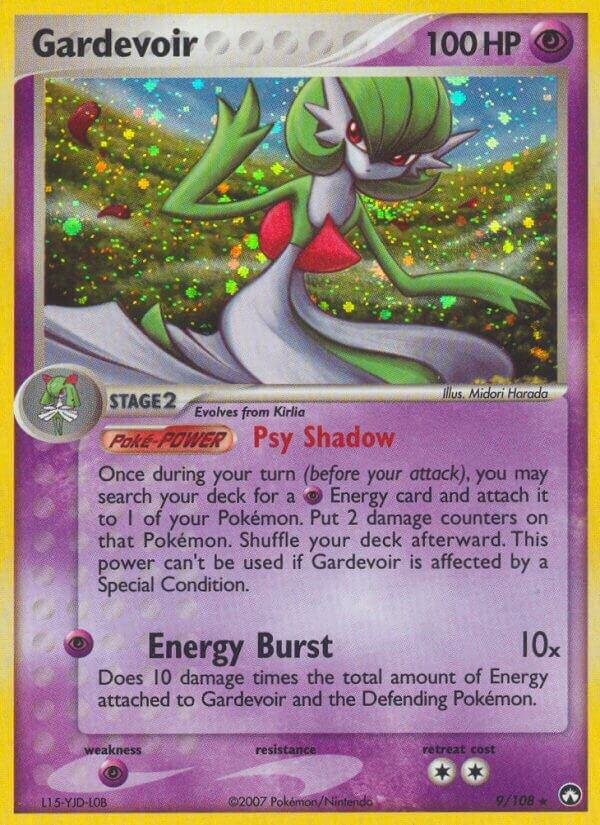 Gardevoir 9/108 Holofoil Power Keepers