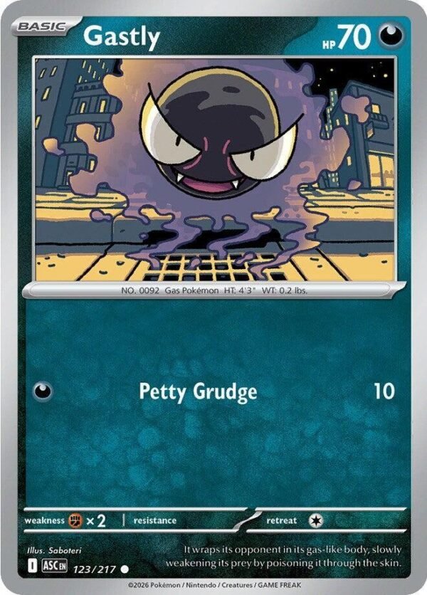 Gastly 123/217 Normal ME: Ascended Heroes