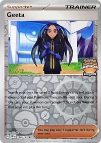 Geeta | 188/197 (Regional Championships) [Staff] | Reverse Holofoil | League & Championship Cards