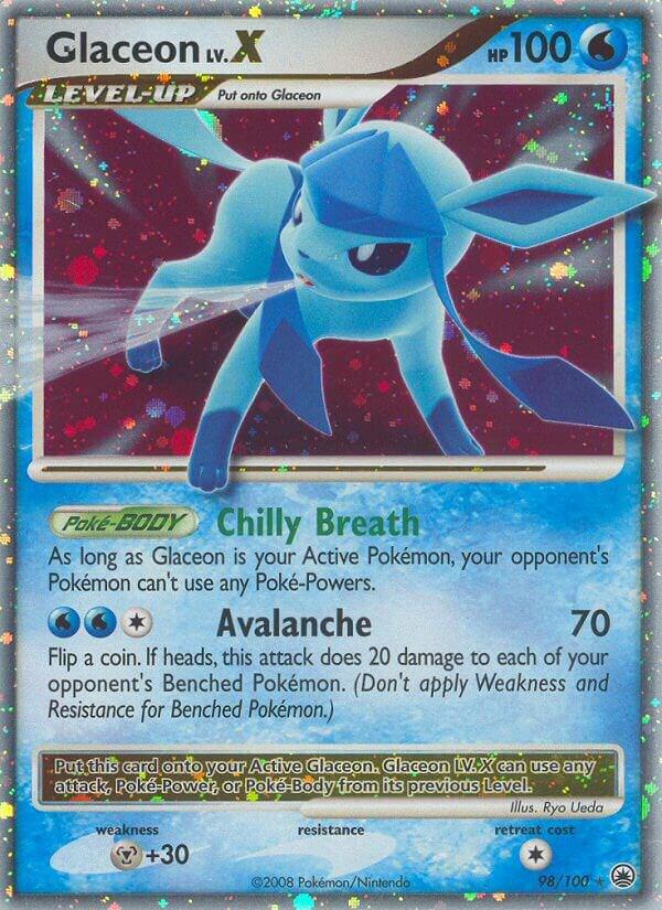 Glaceon LV.X 98/100 Holofoil Majestic Dawn Glaceon LV.X 98/100 Holofoil Majestic Dawn