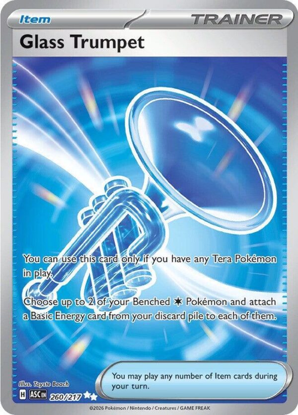 Glass Trumpet 260/217 Holofoil ME: Ascended Heroes Glass Trumpet 260/217 Holofoil ME: Ascended Heroes
