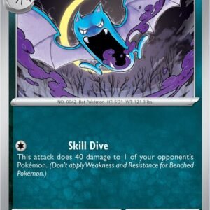 Golbat 042/165 Reverse Holofoil SV: Scarlet & Violet 151