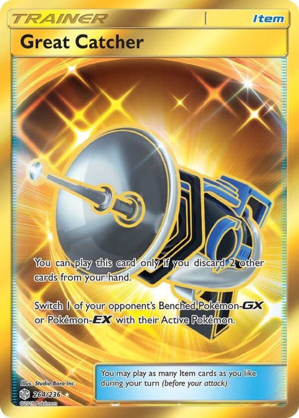 Great Catcher (Secret) 264/236 Holofoil SM – Cosmic Eclipse