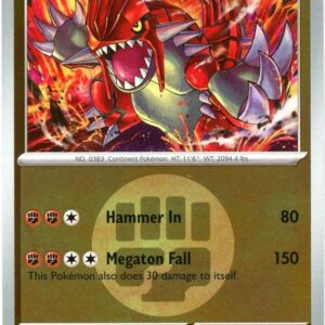 Groudon (Energy Symbol Pattern) 108/217 Reverse Holofoil ME: Ascended Heroes