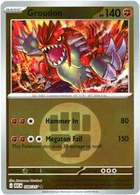 Groudon (Energy Symbol Pattern) | 108/217 | Reverse Holofoil | ME: Ascended Heroes