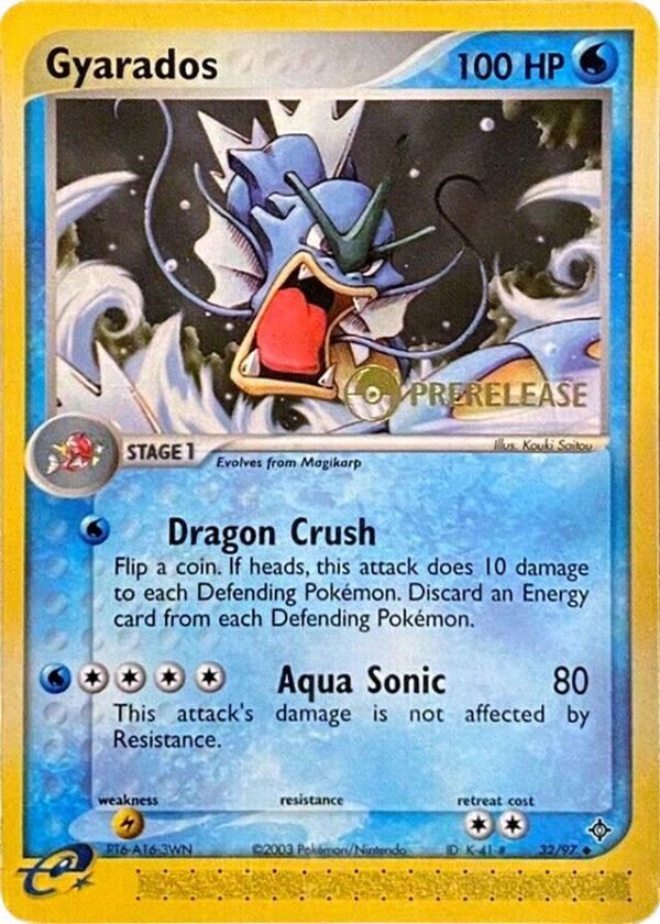Gyarados 32/97 (Prerelease) Normal Nintendo Promos