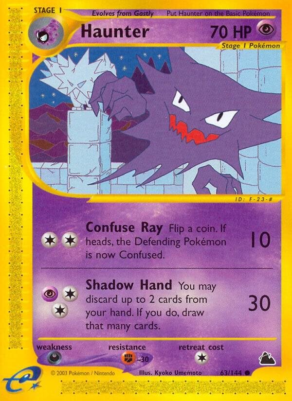 Haunter 063/144 Reverse Holofoil Skyridge