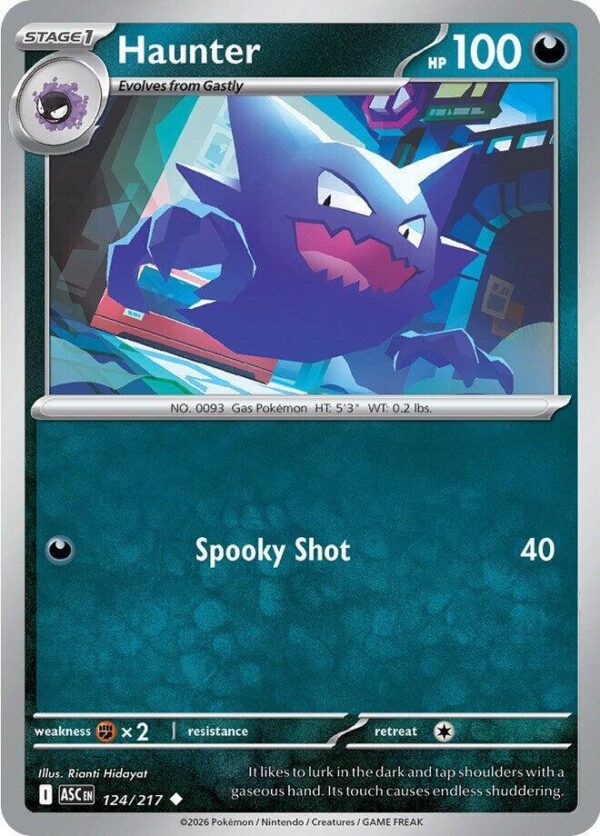 Haunter 124/217 Normal ME: Ascended Heroes