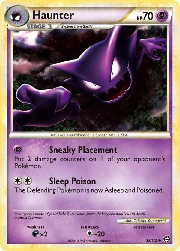 Haunter 35/102 Reverse Holofoil Triumphant
