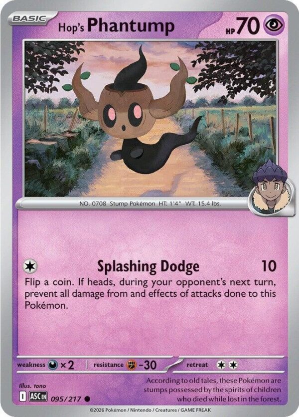 Hop’s Phantump 095/217 Normal ME: Ascended Heroes
