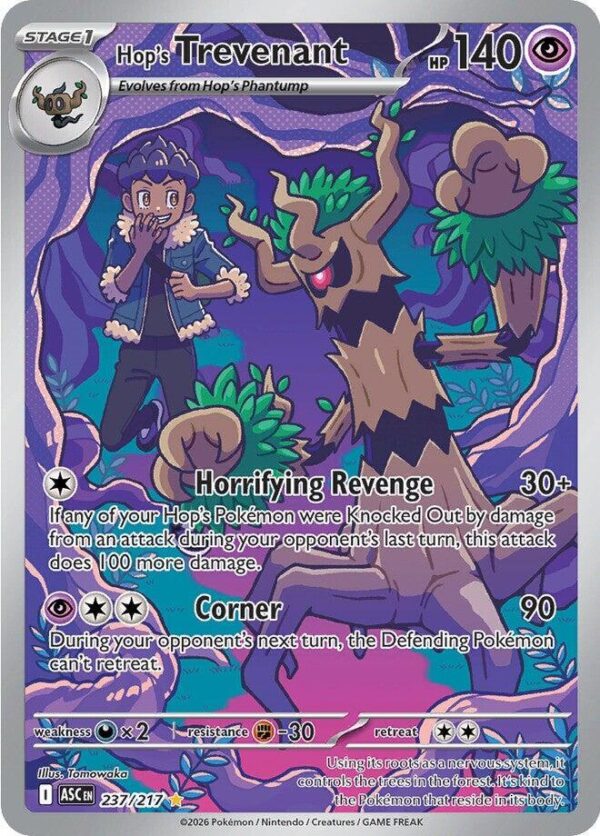 Hop’s Trevenant 237/217 Holofoil ME: Ascended Heroes