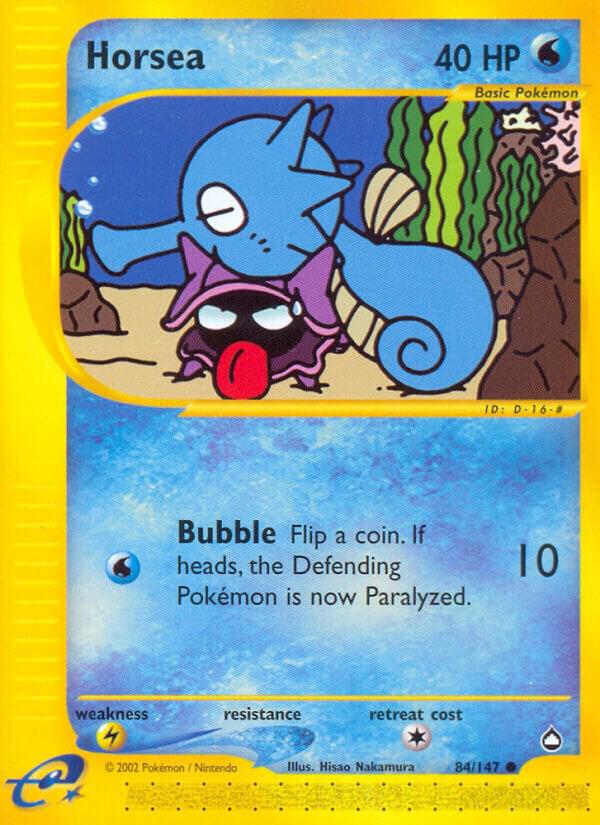 Horsea (84) 084/147 Reverse Holofoil Aquapolis