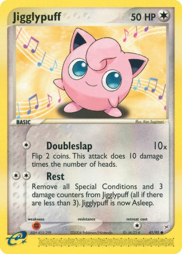 Jigglypuff 41/95 Reverse Holofoil Team Magma vs Team Aqua Jigglypuff 41/95 Reverse Holofoil Team Magma vs Team Aqua