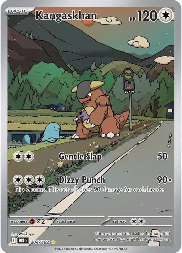 Kangaskhan 204/182 Holofoil SV10: Destined Rivals