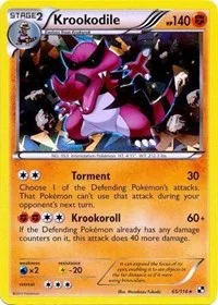 Krookodile | 65/114 (Cracked Ice Holo) | 065/114 | Holofoil | Blister Exclusives