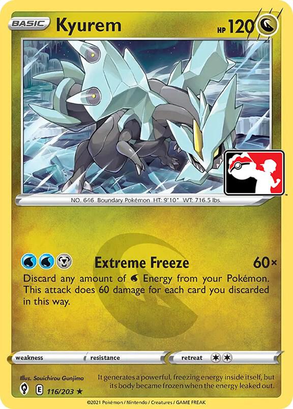 Kyurem 116/203 Normal Prize Pack Series Cards