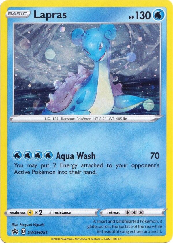 Lapras SWSH051 Holofoil SWSH: Sword & Shield Promo Cards