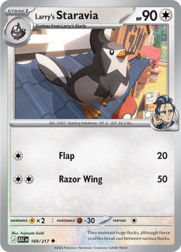 Larry’s Staravia 169/217 Normal ME: Ascended Heroes