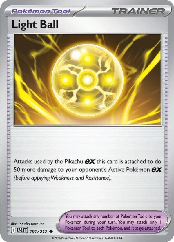 Light Ball 191/217 Normal ME: Ascended Heroes