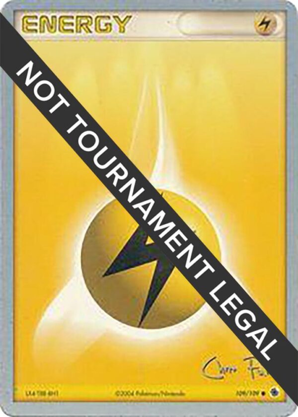 Lightning Energy 2004 (Chris Fulop) 109/109 Normal World Championship Decks Lightning Energy 2004 (Chris Fulop) 109/109 Normal World Championship Decks