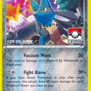 Lucario 63/124 (Pokemon League) [2nd Place] 063/124 Reverse Holofoil League & Championship Cards