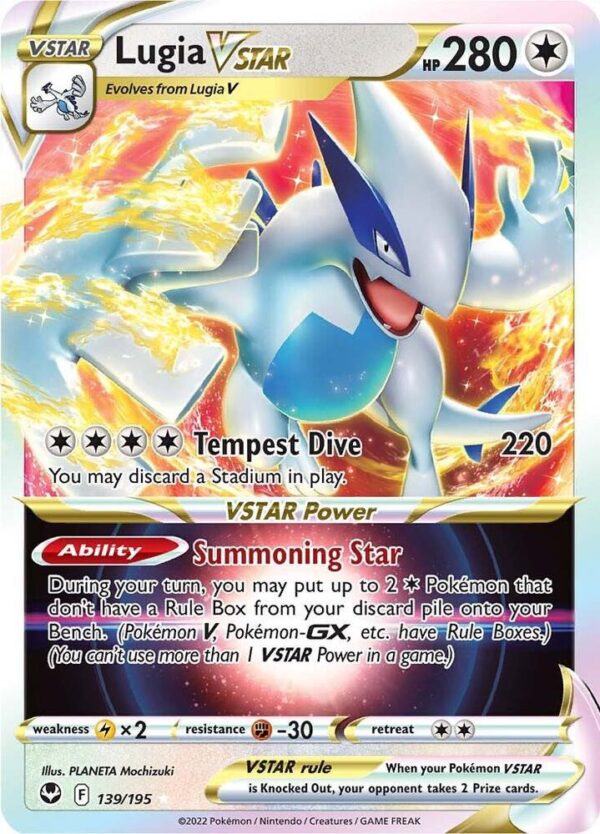 Lugia VSTAR 139/195 Holofoil SWSH12: Silver Tempest