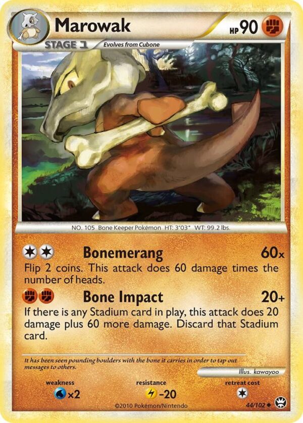 Marowak 44/102 Reverse Holofoil Triumphant Marowak 44/102 Reverse Holofoil Triumphant