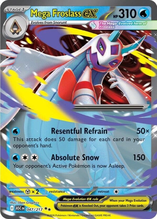 Mega Froslass ex 047/217 Holofoil ME: Ascended Heroes