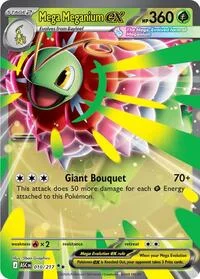 Mega Meganium ex | 010/217 | Holofoil | ME: Ascended Heroes