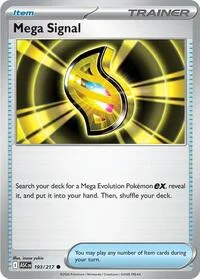 Mega Signal | 193/217 | Normal | ME: Ascended Heroes Mega Signal | 193/217 | Normal | ME: Ascended Heroes