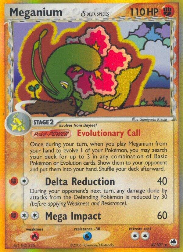 Meganium (Delta Species) 4/101 Holofoil Dragon Frontiers